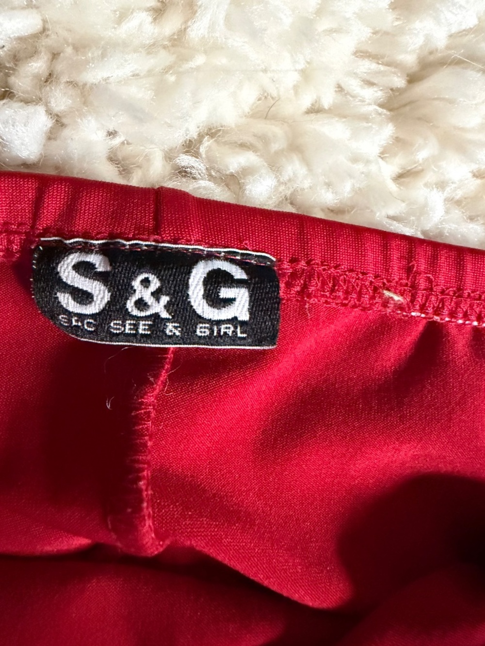 Streamlined S&G Apparel Inc. Vibrant Red Pencil business, casual, professional m - Picture 6 of 7